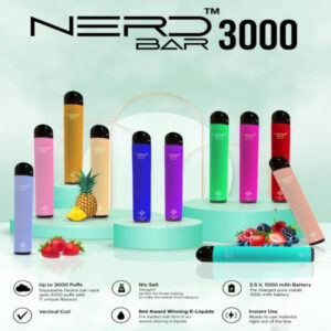 Nerd Bar 3000 Puffs Disposable Vape Dubai | Buy Nerd Bar